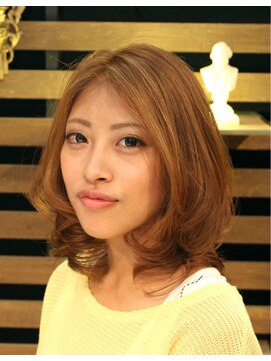 ベース(BASE) ナチュラルエアリーセミディー