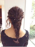 ダウンヘアーアレンジ