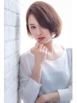 エルデ ナインズ ヘアー スタンド 川口店(elde 9's HAIR STAND) 96センターパート&マーメイドアッシュエフォートレスハニーヘア