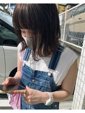 ヘアメイク ミッカ(HAIR MAKE MICCA) コントラストが効いたハイライト◎杉浦 恵