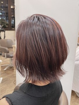 アルターリール(aL ter Rire) 【Rire尚平】外ハネくびれミディ×イルミナ ブロッサムピンク★