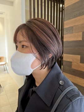 ヘアメイク クリア 神楽坂店(hair+make CLEAR) レイヤーショート×ハイライト