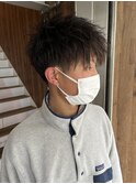 MEN'S HAIR ソフトツイスト×フェザーマッシュ