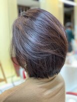 クオリス 上福岡店(QUALIS)&nbsp;白髪染め/30代40代50代/レイヤーカット/ミディアムボブ/前上がり