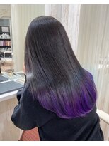 フリーラ 表参道(freera)&nbsp;@kamiishi＿freera 毛先グラデーション　バイオレット