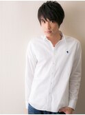 ≪mod's men≫ビジネスにも好感度◎抜け感黒髪ショートd