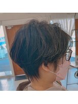 ラボヌール ヘアーウル 春日部西口店(La Bonheur hair heureux) 気まぐれパーマ×ハンサムショート