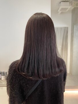 ガリカ 渋谷(Gallica) 【小岩井美希】透明感暗髪ラベンダーグレージュ/ブリーチなし