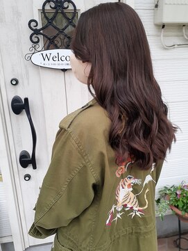 エイム(aime) ロング　アッシュ　髪質改善