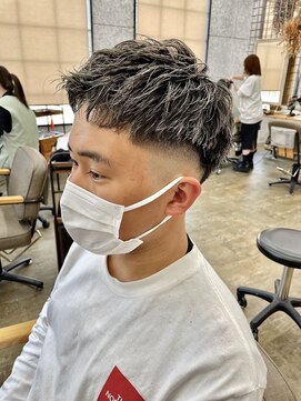 マーレ 宇部高校前店(MARE) 刈り上げショート#短髪パーマ