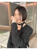 ストレートボブ/ミニボブ/黒髪ボブ/艶髪ボブ/ショートボブ
