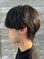 ヒュイル バイ ニアウ(Hwyl by Niau)&nbsp;メンズマッシュパーマセンターパートパーマニュアンスパーマ