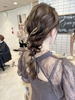 パーク(PAAQ) 【paaq kana】編み下ろしお呼ばれヘアセット