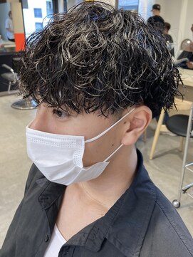 フィフス 栄(fifth) 波巻きスパイラルパーマメンズマッシュツイストスパイラルパーマ