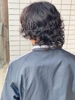 スウェル 船橋店(Swell)&nbsp;ハイライト/マッシュパーマ/ウルフ/アッシュブラック