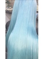 ヘアーエクステンド エフ 渋谷(f)&nbsp;パステルターコイズ
