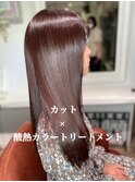 髪質改善/ブラベージュ/20代３０代４０代/ロングヘアー