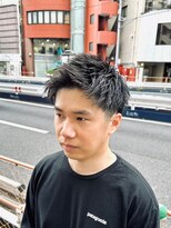 スカット 新宿(Sucut)&nbsp;ダークアッシュ/カルマパーマ/ベリーショート<理容室>[新宿]