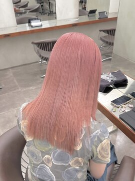 ニコ トウキョウ 渋谷(nico TOKYO) ピンクベージュ/髪質改善/ダブルカラー/ケアブリーチ/20代