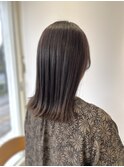 【 切りっぱなしロブ × グレージュ 】