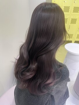 ジーナリア(Xena ria) 《衣織》ラベンダーグレー/ロング/寒色カラー