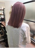 ピンクベージュ_アルカリ酸熱トリートメント
