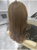 レイヤーロングゆるふわパーマ