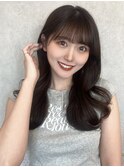 *レイヤーカット×ショコラアッシュ【新宿/韓国ヘア/小顔ヘア】