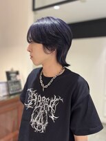 ビーハイブアヴェダ PARCO2店(BEHIVE AVEDA)&nbsp;中性ウルフ×寒色エンドカラー【三橋由奈】