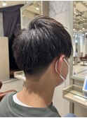 ツーブロック×刈り上げマッシュ◎黒髪好印象ナチュラル