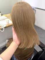 エルエスヘアー(LS HAIR)&nbsp;ミディアム×ミルクティーベージュ