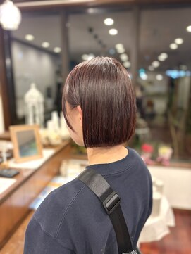 【luccicaＨＡＷＡＩＩ/森麻乃】丸みボブ