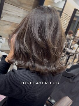 トルネード(TORNADO) 外国人風ハイレイヤーロブビターグレージュ　n7.11.3