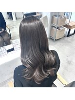 ビューバイネオリーブ 用賀店(Beau'r by neolive) 大人ガーリーダークアッシュ似合わせカットミディアムレイヤー