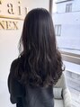 アトレ アネックス(attrait ANNEX) 細めのハイライトベースは暗めでアッシュグレー