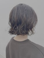 アニー 松戸(ANNI)&nbsp;着物ヘア/ダークアッシュ/ミディアムレイヤーカット/松戸駅