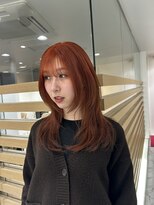 リゼル ユア 渋谷(RISEL YUA)&nbsp;エクステ　オレンジ　シールエクステ