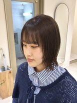 トマト(TOMTO)&nbsp;【AYUKA】レイヤーボブ_顔周り_透明感カラー