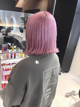 プログレス 仙台駅東口店(PROGRESS) 外はねボブ/ピンク/コットンピンク/韓国