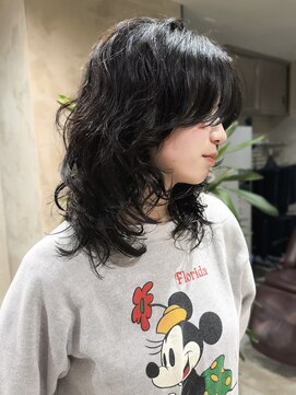 ハーフェン(HAfeN) ミディアムパーマ