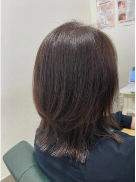 ヘアアトリエ ナイン 岡部店(hair atelier nine) ヘッドスパ/チェリーレッド/ハイレイヤーウルフ/髪質改善/福島市