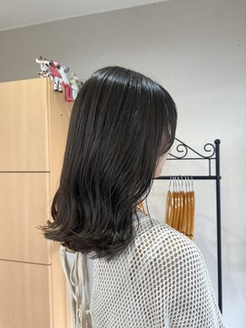 ヘアーアートミュージアム(Hair Art Museum) ピスタチオグレージュ/ミディアムヘア