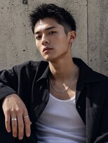 インアンドヤング 栄(in&yang) スパイキーショート刈り上げショートショートアップバング