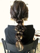 チルハウス(Chill-hus) 小顔◆愛されお呼ばれスタイル◎フィッシュボーンヘアアレンジ