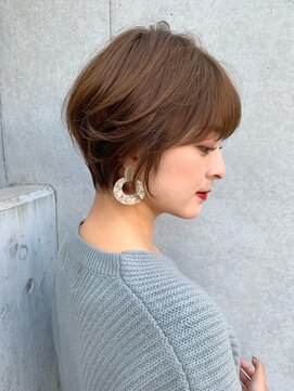 ロンド パルティール 大宮(Lond partir) グランマッシュ/細めハイライト/ショート/白髪ぼかし/前髪/大宮