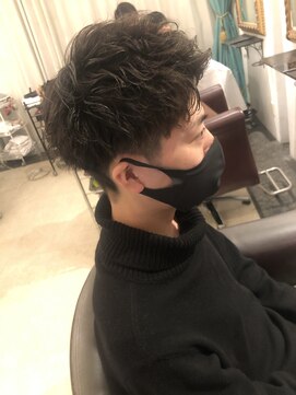 グランドライン(GRAND LINE) スパイラルショートマッシュ　韓国マッシュ　men's hair