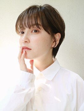 ダヴィン 中目黒(DaVin) 【DaVin中目黒】くびれヘア ミストバング カーキアッシュ