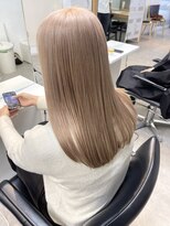 ミルクティーベージュダブルカラーインナーカラーケアブリーチ