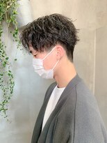 テトヘアー(teto hair)&nbsp;センターパート、メンズカット、ツイストスパイラルパーマ