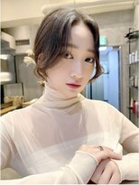 ロンド ロビン 栄(Lond robin)&nbsp;【Lond robin】木屋元一　前髪/顔まわり/小顔カット/韓国ヘア